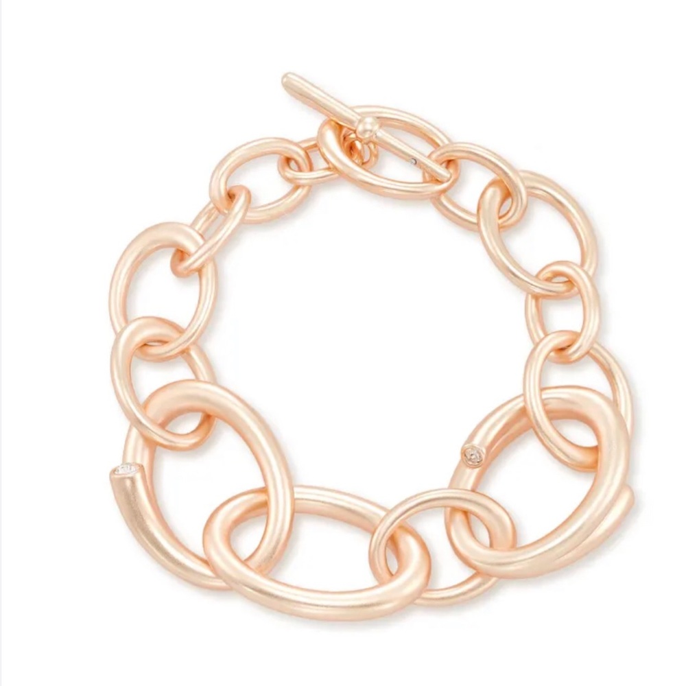 Kendra Scott ‘Walker’ Chunky Rose Gold Chain Bracelet